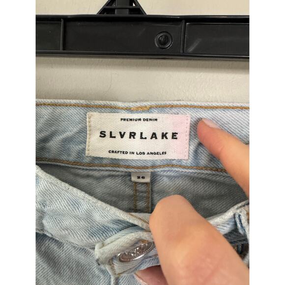 Women’s SLVRLAKE Virginia Slim Jeans in Love Song SZ 26 - Picture 4 of 8